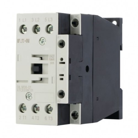Eaton-moeller DILM38-01(RDC24) Y7-112470 EATON ELECTRIC Contactor, 3p+1N/C, 18.5kW/400V/AC3