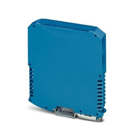 Phoenix contact ME MAX 17,5 2-2 BU DIN rail housing, Complete housing with metal foot catch, tall de..