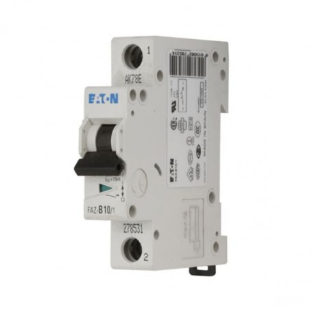 EATON - MOELLER FAZ-C10/1-NA-DC FAZ-C10/1-NA-DC 113759 Y7-113759 EATON ELECTRIC FAZ-C10/1-NA-DC Over current switch, 10A, 1p, C-Char, DC cur..