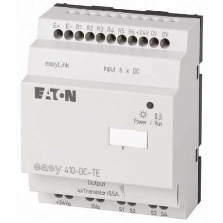 Eaton-moeller EASY410-DC-TE 0004560803 EATON ELECTRIC I/O expansion, 24 V DC, 6DI, 4DO-Trans, easyLink