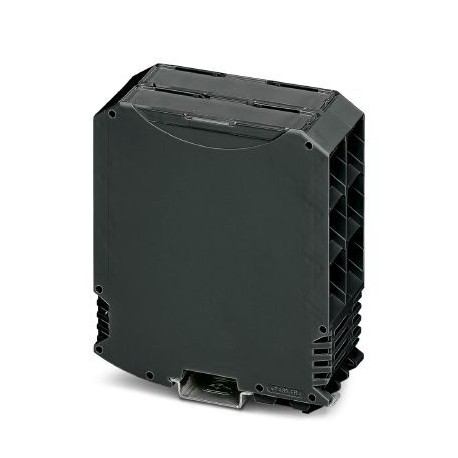 Phoenix contact ME MAX 45 3-3 BK DIN rail housing, Complete housing with metal foot catch, tall desi..