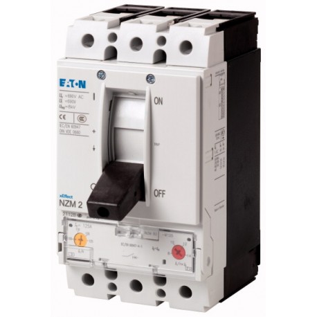 EATON - MOELLER NZMB2-M125-BT NZMB2-M125-BT 115260 EATON ELECTRIC Circuit-breaker, 3p, 125A, box terminals
