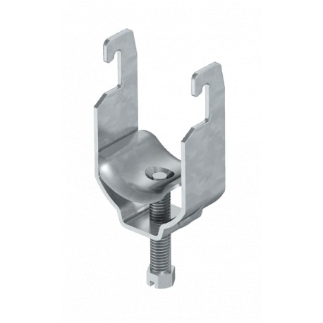 OBO BETTERMANN 2056U M 16 FT 2056U M 16 FT 1158015 OBO BETTERMANN Clamp clip with metal pressure sump, 12-16mm, Hot-dip galvanised, DIN E..
