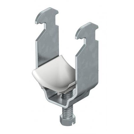 Obo-bettermann 2056 76 FT OBO BETTERMANN Clamp clip , 70-76mm, Hot-dip galvanised, DIN EN ISO 1461, Steel, St