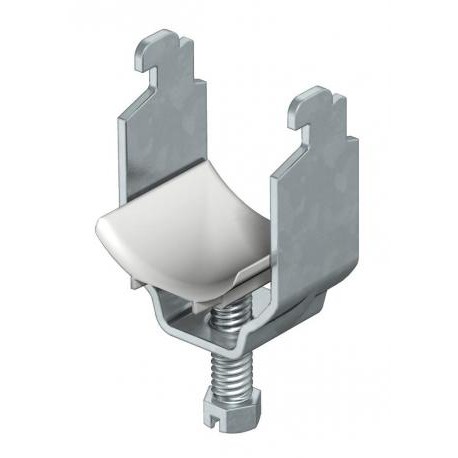 Obo-bettermann 2056N 64 FT OBO BETTERMANN Clamp clip , 58-64mm, Hot-dip galvanised, DIN EN ISO 1461, Steel, St
