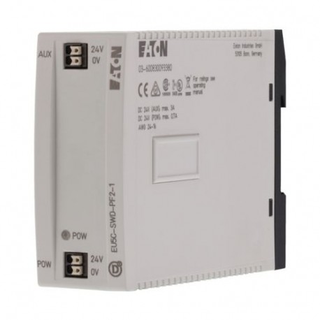 Eaton-moeller EU5C-SWD-PF2-1 Y7-116380 EATON ELECTRIC Feeder module, SmartWire-DT, supply for contactors and SWD mo..