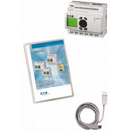 EATON - MOELLER EASY-BOX-819-AC-USB EASY-BOX-819-AC-USB 116560 EATON ELECTRIC Starter kit, EASY819-AC-RC, EASY800-USB-CAB and easySoft-Pro