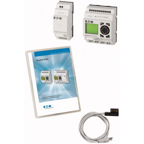 EATON - MOELLER EASY-BOX-512-DC-USB EASY-BOX-512-DC-USB 116563 EATON ELECTRIC Starter kit, EASY512-DC-RC, EASY200-POW, EASY-USB-CAB and easySoft..