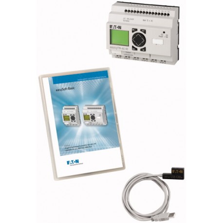 EATON - MOELLER EASY-BOX-719-AC-USB EASY-BOX-719-AC-USB 116564 EATON ELECTRIC Starter kit, EASY719-AC-RC, EASY-USB-CAB and easySoft-Basic