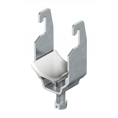 Obo-bettermann 2056U 76 FT OBO BETTERMANN Clamp clip , 70-76mm, Hot-dip galvanised, DIN EN ISO 1461, Steel, St