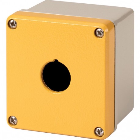 Eaton-moeller M22-I1MGE-SAL Y7-118456 EATON ELECTRIC Surface mounting enclosure, metal, yellow, 1 mounting location