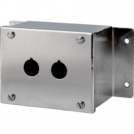 Eaton-moeller M22-I2M/SS Y7-118458 EATON ELECTRIC Surface mounting enclosure, stainless steel, 2 mounting locations