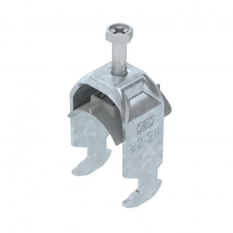 Obo-bettermann BS-H1-K-28 FT OBO BETTERMANN Clamp on profile 2056 BS-H1-K-28 FT Aluminum, Alu Steel, St Hot dipped ..