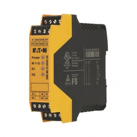 Eaton-moeller ESR5-NO-21-24VAC-DC Y7-118700 EATON ELECTRIC Safety relay emergency stop/protective door, 24VDC/AC, 2..