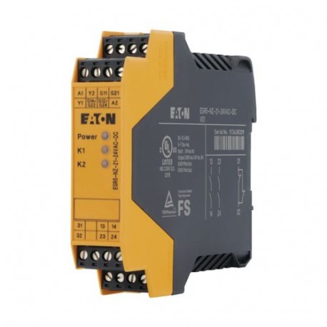 Eaton-moeller ESR5-NZ-21-24VAC-DC Y7-118703 EATON ELECTRIC Safety two-hand relay, 24VDC/AC, 2-channel, 2 enabling p..