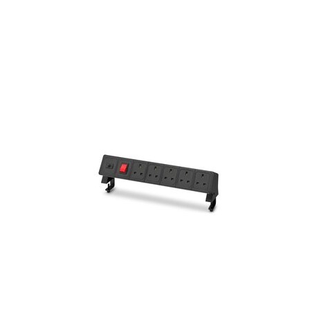 Phoenix contact AS-WB-F/POWER STRIP 5 230-G Table connector with 5 slots, cable and switch to attach..
