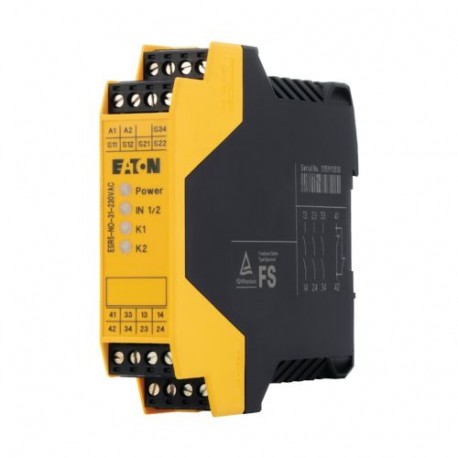 Eaton-moeller ESR5-NO-31-230VAC Y7-119380 EATON ELECTRIC Safety relay emergency stop/protective door, 230VAC, 3 ena..