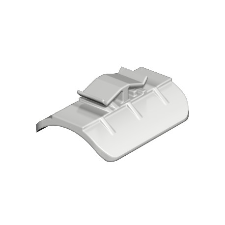 OBO BETTERMANN 2058 70 LGR 2058 70 LGR 1195700 OBO BETTERMANN Counter-trough , 64-70mm, Light grey, 7035, Polypropylene, PP