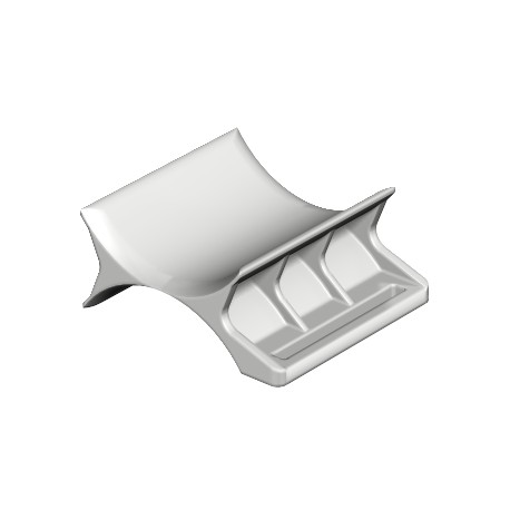 Obo-bettermann 2058 2 58 LGR OBO BETTERMANN Double trough , 52-58mm, Light grey, 7035, Polypropylene, PP