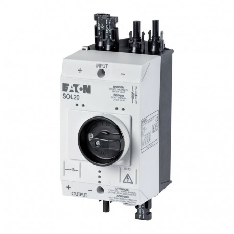 EATON - MOELLER SOL20/2MC4 SOL20/2MC4 120915 Y7-120915 EATON ELECTRIC Switch-disconnector, DC current, 20A, 2 strings MC4