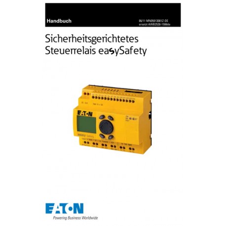 Eaton-moeller MN05013001Z-DE EATON ELECTRIC Manual for easySafety ES4P safety control relay