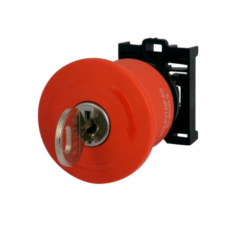Eaton-moeller M22-PVS45P-RS Y7-121466 EATON ELECTRIC Emergency-stop pushbutton, D 45mm, key unlocking, RONIS