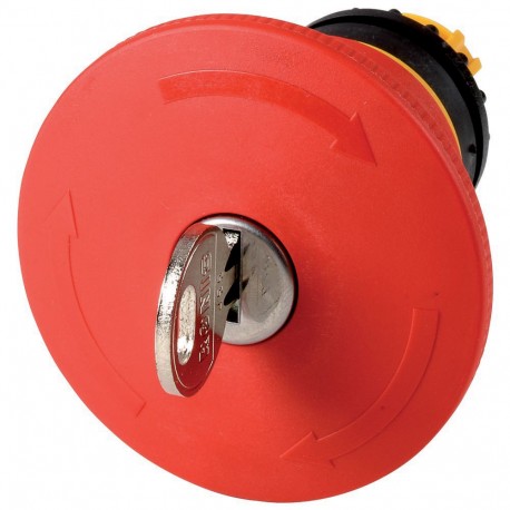 Eaton-moeller M22-PVS60P-RS Y7-121467 EATON ELECTRIC Emergency-stop pushbutton, D 60mm, key unlocking, RONIS