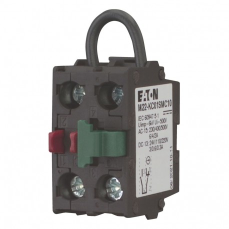 Eaton-moeller M22-KC01SMC10 Y7-121473 EATON ELECTRIC Element of function 1 for NC, back mounting, connection screw,..