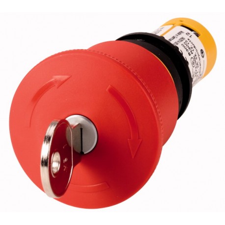 EATON - MOELLER C22-PVS45P-MS1-K11 C22-PVS45P-MS1-K11 121618 EATON ELECTRIC Emergency-stop, 45mm, MS1, 1NO1NC, red