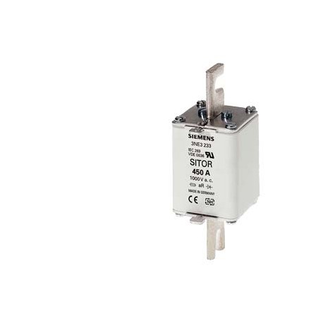 SIEMENS 3NE1227-3 3NE1227-3 SIEMENS SITOR fuse link, with slotted blade contacts, NH1, In: 250 A, gR, Un AC: 690 V, Un DC: 250..