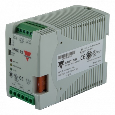 Carlo-gavazzi SPUC12360 CARLO GAVAZZI Model: UPS, Input type: DC, Output voltage: 12Vdc, Terminal type: Screw terminal