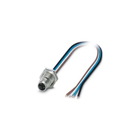 Phoenix contact SACC-DSI-M12MSL-4CON-M16XL/1,5X Conect. plug. to be apar. wall poster., Power, 4-pol..