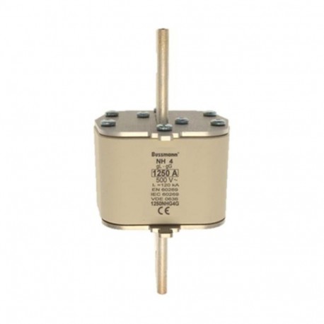 EATON - MOELLER 500V 1250A NH4 FUSE gG 500V 1250A NH4 FUSE gG 1250NHG4G EATON ELECTRIC Fuse-link, LV, 1000 A, AC 500 V, NH4, gL/gG, IEC, single ind..
