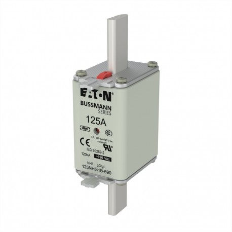 EATON - MOELLER NH FUSE 125A 690V gG SIZE 1 NH FUSE 125A 690V gG SIZE 1 125NHG1B-690 EATON ELECTRIC Fuse-link, LV, 100 A, AC 690V, NH1, gL/gG, IEC, dual..