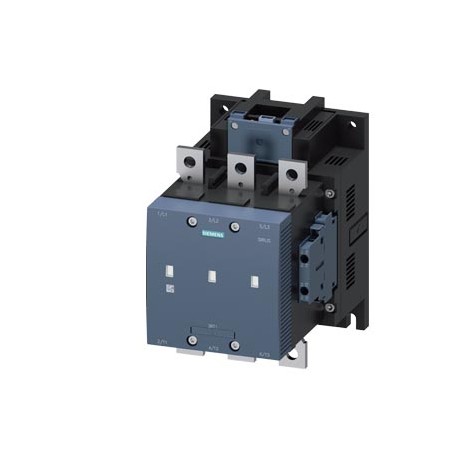Siemens 3RT1265-6AR36 Vacuum contactor, AC-3 265 A, 132 kW / 400 V AC (50-60 Hz) / DC operation 440-480 V UC..