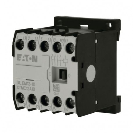 Eaton-moeller DILEM12-10(230V50/60HZ) Y7-127082 EATON ELECTRIC Contactor, 3p+1N/O, 5.5kW/400V/AC3
