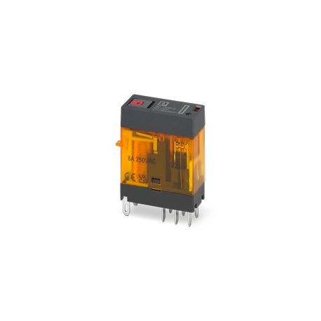 Phoenix contact REL-FO/LRC-120AC/2X21/MS Plug-in miniature relay with mechanical switching position ..