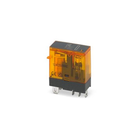 Phoenix contact REL-FO/L-230AC/1X21 Plug-in miniature relay, FASTON connection, 1 switch, status ind..