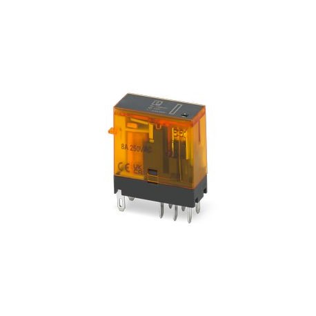 Phoenix contact REL-FO/L-230AC/2X21 Plug-in miniature relay, FASTON connection, 2 switched contacts,..