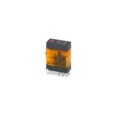 Phoenix contact REL-FO/LRC-230AC/2X21/MS Plug-in miniature relay with mechanical switching position ..