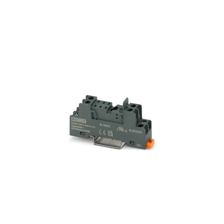 PHOENIX CONTACT ECOR-1-BSC2/FO/2X21 ECOR-1-BSC2/FO/2X21 1308332 PHOENIX CONTACT ECOR-1 relay socket, for FASTON relay, Fork terminal, 2 switched..