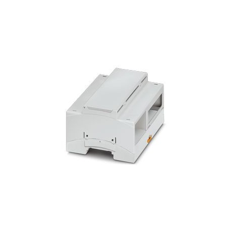 Phoenix contact BC 107,6-KIT-RPI-7035 Empty Case, Rail Mount, Light Grey 7035, Clear Swivel Cover, f..