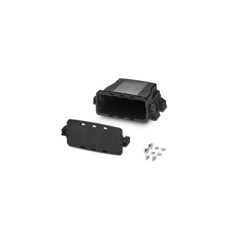 Phoenix contact ECS-KIT-122X109-S-UV-9005 Empty box for wall or pole mounting, black 9005, enclosure..