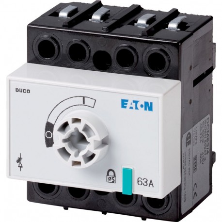 Eaton-moeller DCM-63/4-SK+FM Y8-1314009 EATON ELECTRIC Switch-disconnector, 4 pole, 63 A, Without rotary handle an..