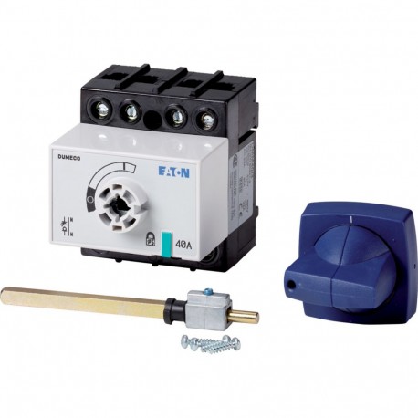 Eaton-moeller DMM-40/4+SK Y8-1314055 EATON ELECTRIC Switch-disconnector, 4 pole, 40 A, With blue rotary handle (Ty..