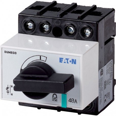 Eaton-moeller DMM-40/1 Y8-1314056 EATON ELECTRIC Switch-disconnector, 3 pole + N, 40 A, With black rotary handle a..