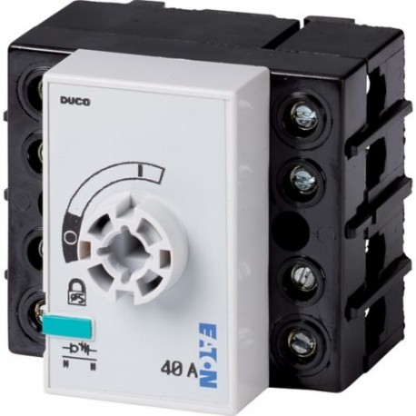 Eaton-moeller DCM-40/1-SK+HC Y8-1314104 EATON ELECTRIC Switch-disconnector, 3 pole + N, 40 A, Without rotary handl..
