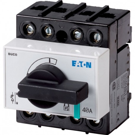 Eaton-moeller DCM-40/1 Y8-1314106 EATON ELECTRIC Switch-disconnector, 3 pole + N, 40 A, With black rotary handle a..