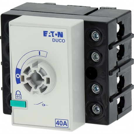 Eaton-moeller DCM-40/4 Y8-1314110 EATON ELECTRIC Switch-disconnector, 4 pole, 40 A, With black rotary handle and d..