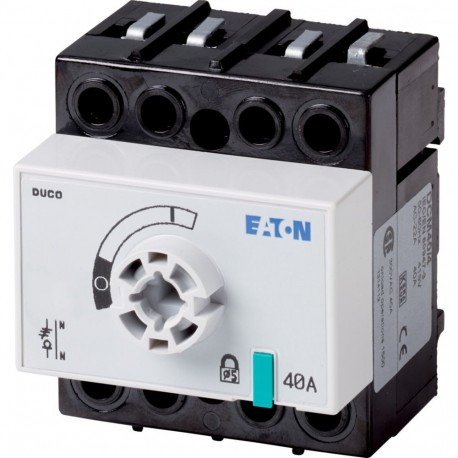 Eaton-moeller DCM-40/4-SK+FM Y8-1314113 EATON ELECTRIC Switch-disconnector, 4 pole, 40 A, Without rotary handle an..